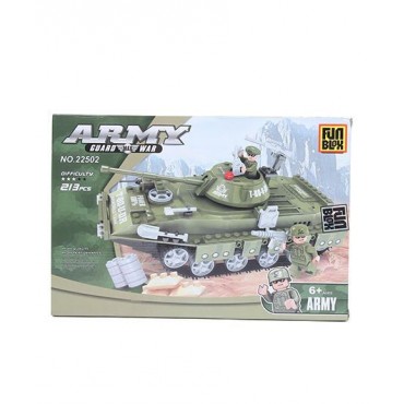 Fun Blox Army Tank Blocks Set 213 Pieces